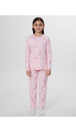 Комплект НГ бантики на розовой сказке