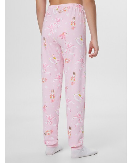 Комплект НГ бантики на розовой сказке