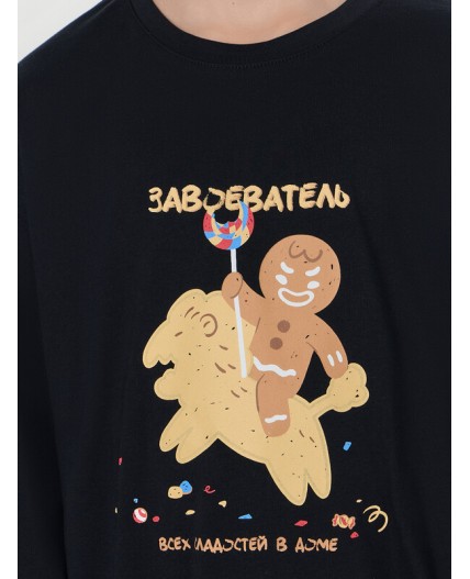 Комплект черный +печенье на черном