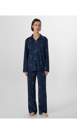 Комплект лошади на синей полоске