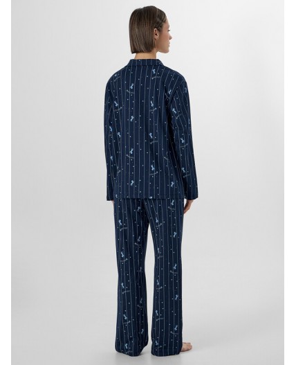 Комплект лошади на синей полоске