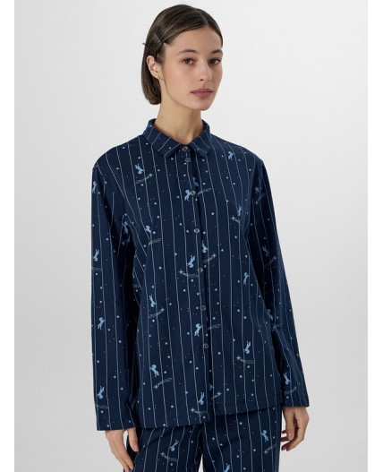 Комплект лошади на синей полоске