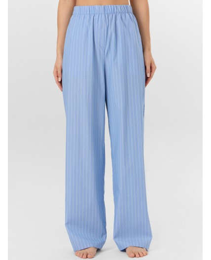 Комплект серый меланж 4306-А +белые полосы на т.голубом