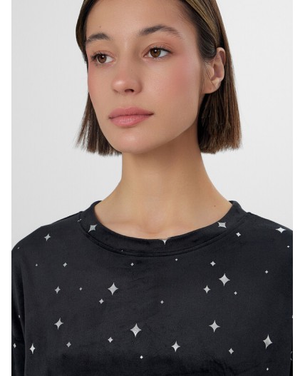 Комплект звезды на черном