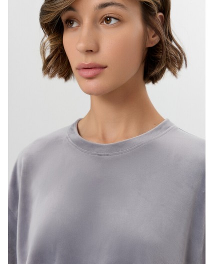 Комплект серебристо -серый