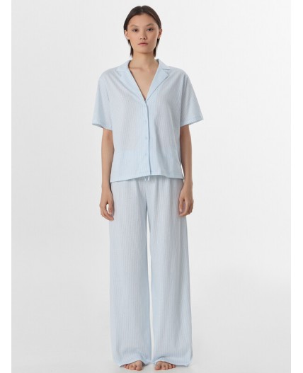 Пижама голубая полоска
