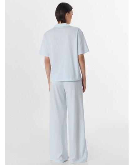 Пижама голубая полоска