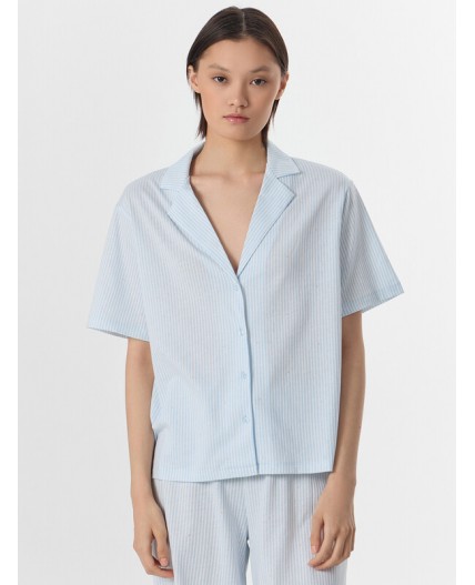 Пижама голубая полоска