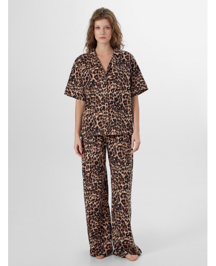 Пижама леопард на песочном