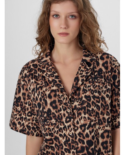 Пижама леопард на песочном