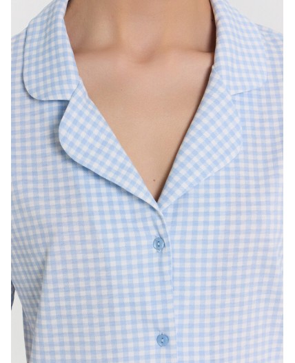 Комплект голубая клетка