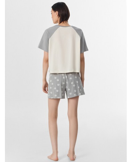 Комплект молочный +лапки на сером