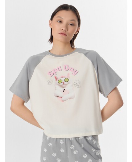 Комплект молочный +лапки на сером