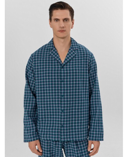 Комплект сине -зеленая клетка