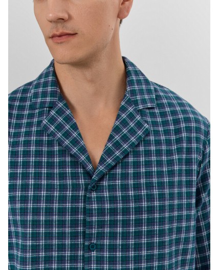 Комплект сине -зеленая клетка