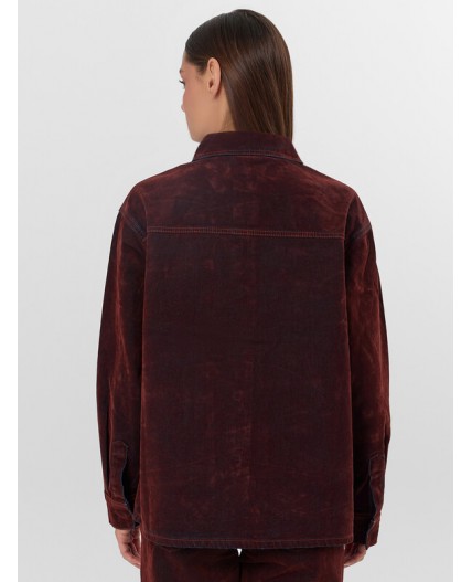 Жакет темная терракота