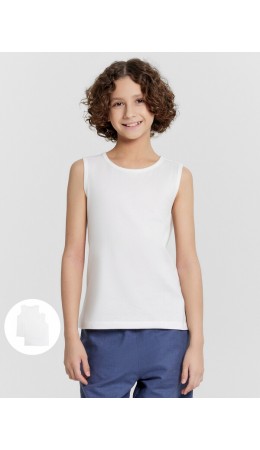 Майка белый +белый