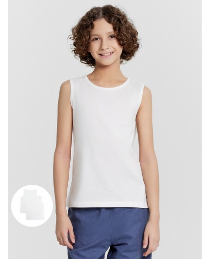 Майка белый +белый