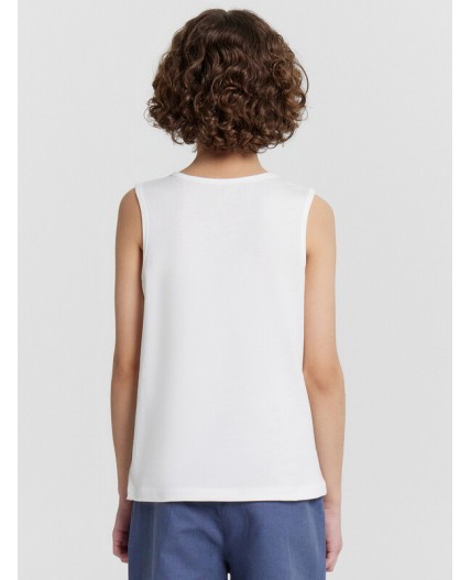 Майка белый +белый