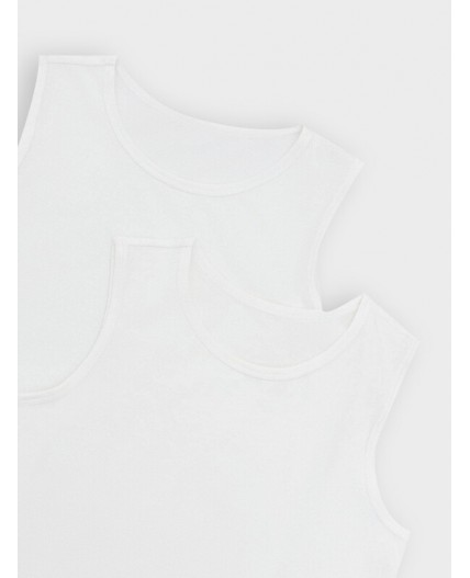 Майка белый +белый