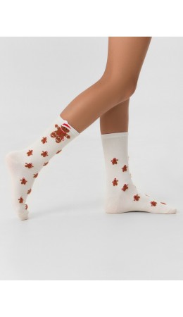 Носки молочный
