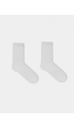 Носки молочный меланж