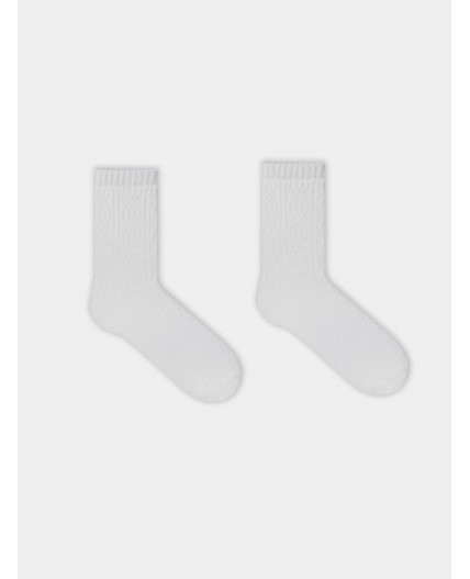 Носки молочный меланж