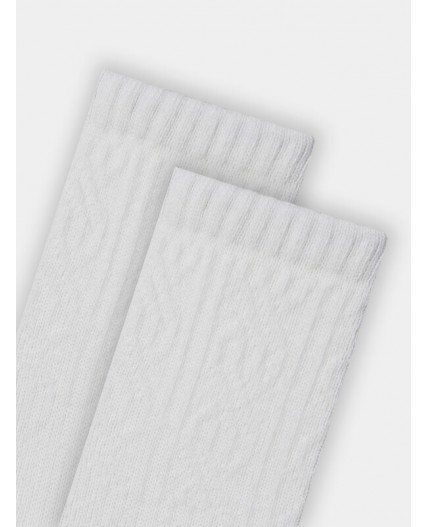 Носки молочный меланж