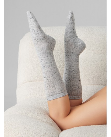 Носки серый меланж