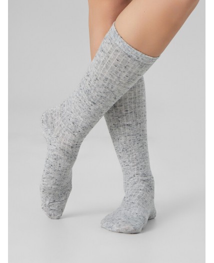 Носки серый меланж