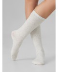 Носки молочный меланж
