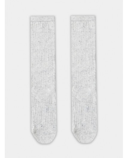 Носки молочный меланж