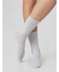 Носки св.серый меланж