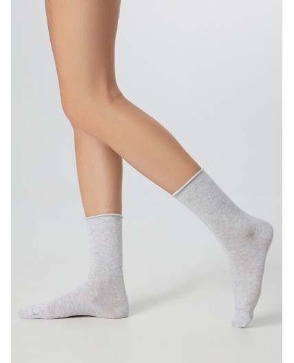 Носки св.серый меланж