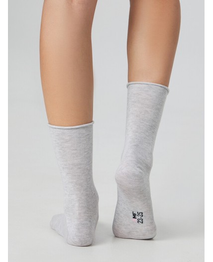 Носки св.серый меланж