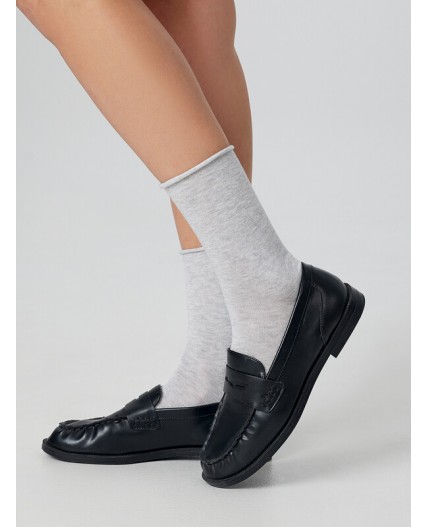 Носки св.серый меланж