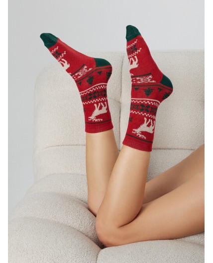 Носки т.красный