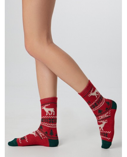 Носки т.красный