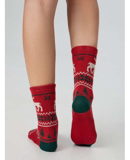 Носки т.красный