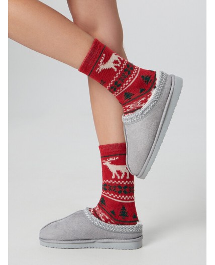 Носки т.красный