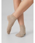 Носки бежевый меланж