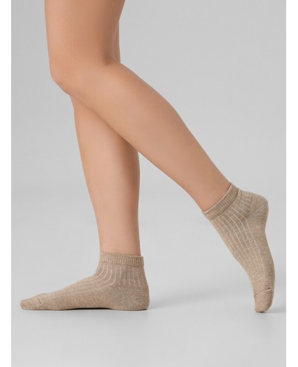 Носки бежевый меланж