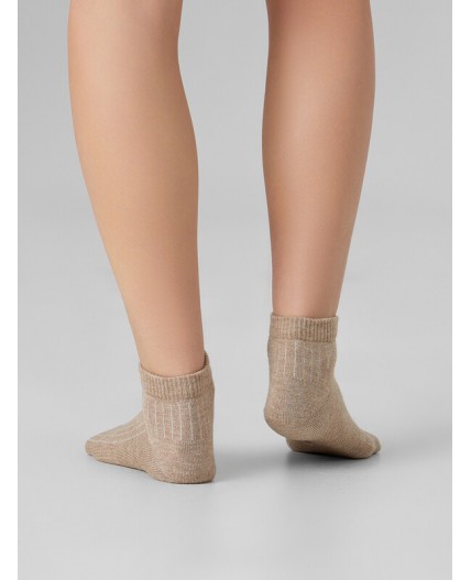 Носки бежевый меланж