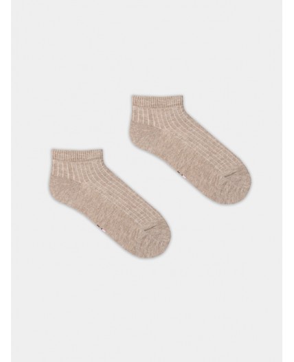 Носки бежевый меланж