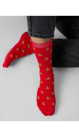 Носки я.красный