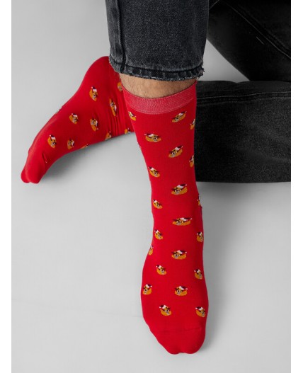 Носки я.красный
