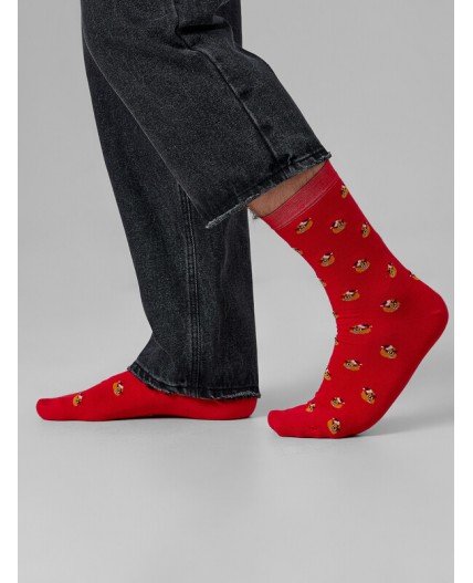 Носки я.красный