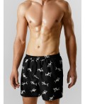 Трусы купальные акулы на черном