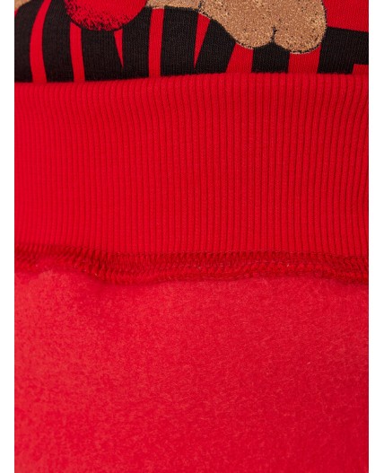 Свитшот красный +печать1