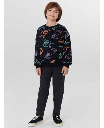 Свитшот призраки на черном